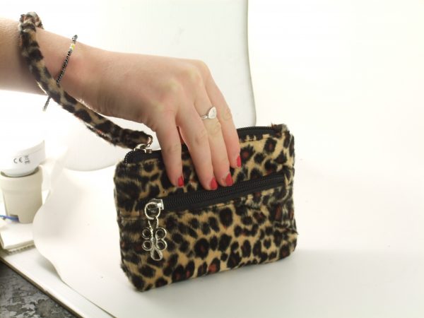 LONI Smart Animal Print Faux Fur Tote / Shoulder Bag