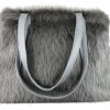 LONI Furry Winter Tote / Shoulder Bag Large Size