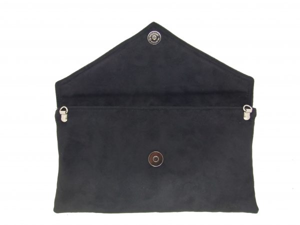 LONI Women Neat Envelope Clutch/Shoulder Bag Faux Suede