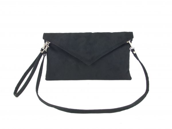 LONI Women Neat Envelope Clutch/Shoulder Bag Faux Suede