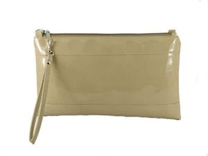 Divine Faux Patent Clutch / Shoulder / Crossbody / Wristlet Bag Size Large