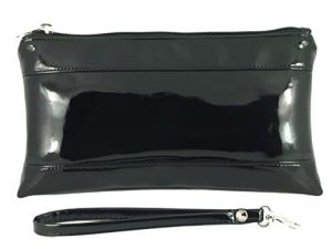 LONI Adorable Patent Clutch Bag Wallet Purse Wristlet