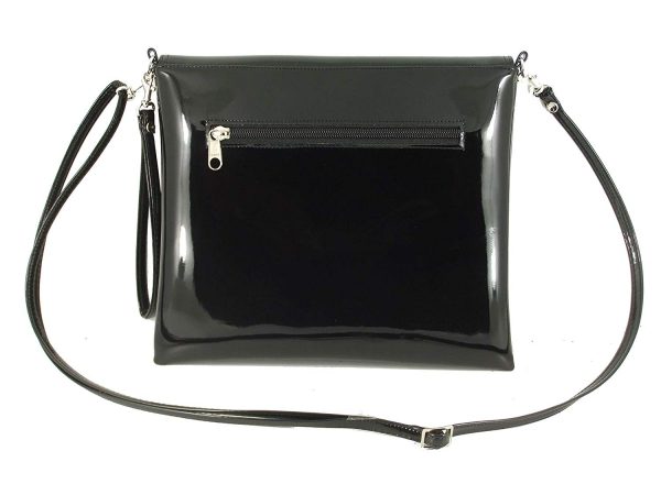 LONI Clutch Shoulder Crossbody Wristlet Bag Faux Snakeskin - Image 3