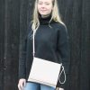 LONI Clutch Shoulder Crossbody Wristlet Bag Faux Snakeskin - Image 4