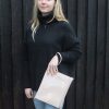 LONI Clutch Shoulder Crossbody Wristlet Bag Faux Snakeskin - Image 5