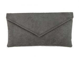 LONI Clutch/Shoulder Bag Faux Suede Handmade in The UK