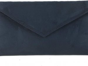 LONI Clutch/Shoulder Bag Faux Suede Handmade in The UK