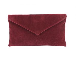 LONI Clutch/Shoulder Bag Faux Suede Handmade in The UK