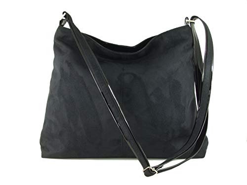 LONI Feral Shoulder Cross-body Hobo Bag in Faux Suede Manchester | Loni ...