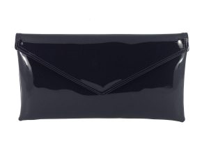 LONI Neat Patent Clutch Shoulder Bag