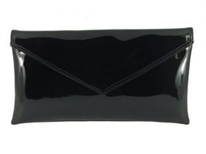 LONI Neat Patent Clutch Shoulder Bag