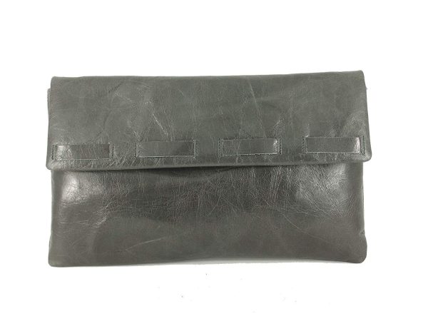 LONI Ravel Handmade Real Leather Clutch Shoulder Bag