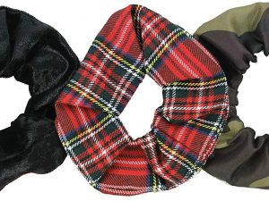 3 Pack Hair Scrunchies - Scrunchy Elastic Hair Bands
