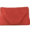 LONI Attractive Large Faux Suede Clutch Shoulder Bag - Image 17