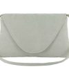 LONI Attractive Large Faux Suede Clutch Shoulder Bag - Image 20