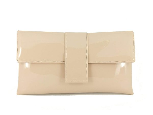 LONI Elegant Patent Clutch Shoulder Bag - Image 11