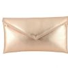 LONI Neat Envelope Metallic Clutch Shoulder Bag - Image 5