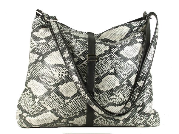 LONI Feral Leopard Print Shoulder Cross-body Hobo Bag Faux Fur - Image 9