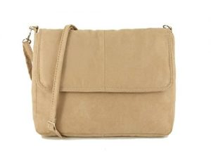 LONI Clutch / Shoulder Bag Cross-Body Handbag in Faux Suede