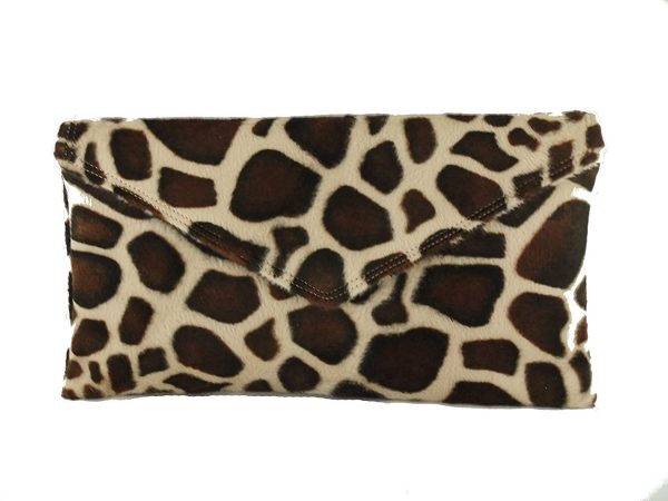 LONI Leopard Zebra Clutch Bag - Image 6