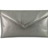 LONI Neat Envelope Metallic Clutch Shoulder Bag - Image 4